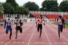 Junior boys 100 metres, English Schools Track and Field. Photo: David T. Hewitson/Sports for All Pics